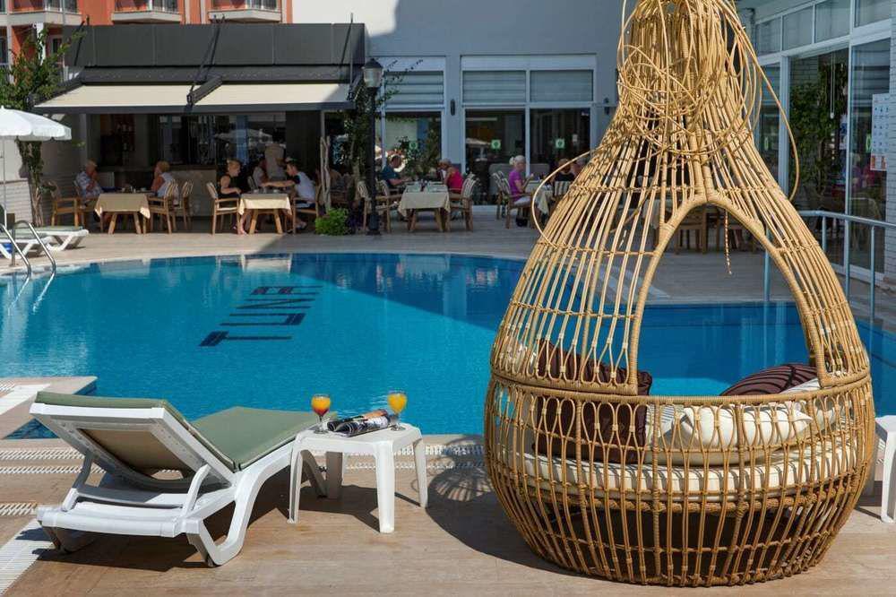 Kleopatra Tuna Apart Hotel Alanya Exterior foto